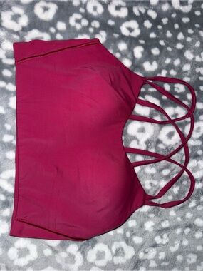Lululemon Cloud Raspberry Red Bra